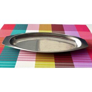 Vintage Selandia Stainless Steel Tray MCM Made in Denmark